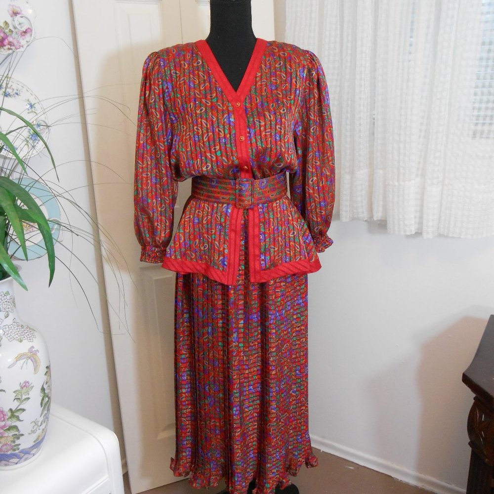 Diane Fres  Original Three Piece Georgette Dress